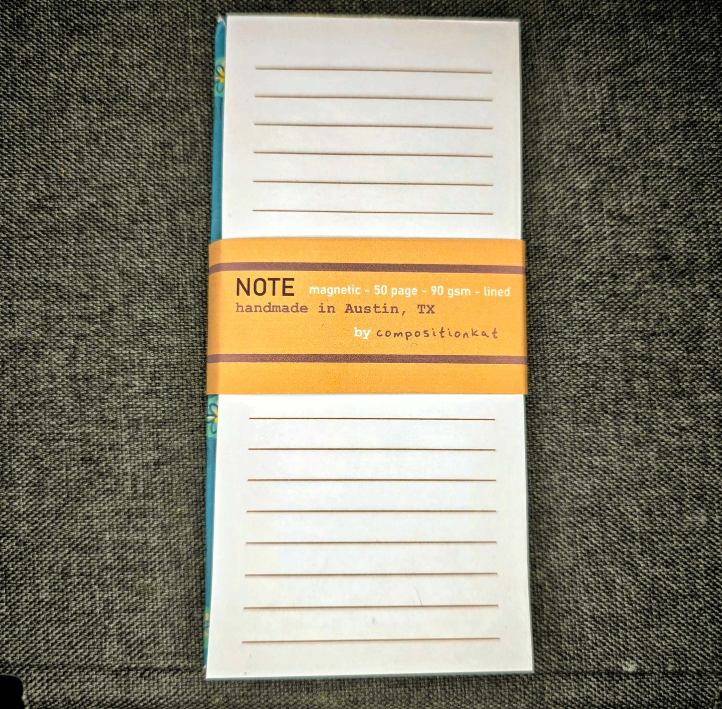 Tall Lined Magnetic Notepad