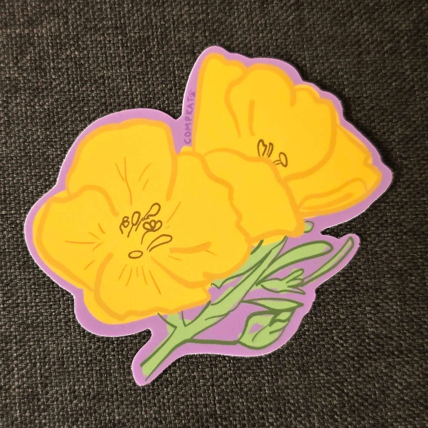 Yellow Primrose Sticker