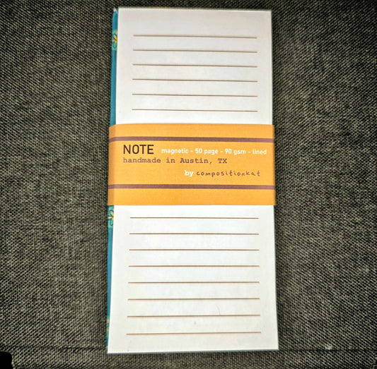 Tall Lined Magnetic Notepad