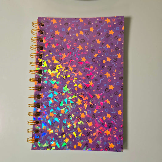 Cosmic Shard Spiral Notebook (Handmade)
